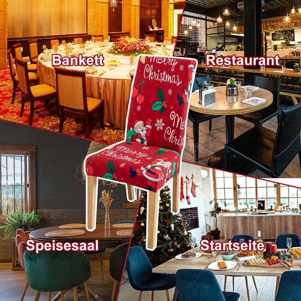 Cosmo Go Stuhlhussen Weihnachten 6er Set