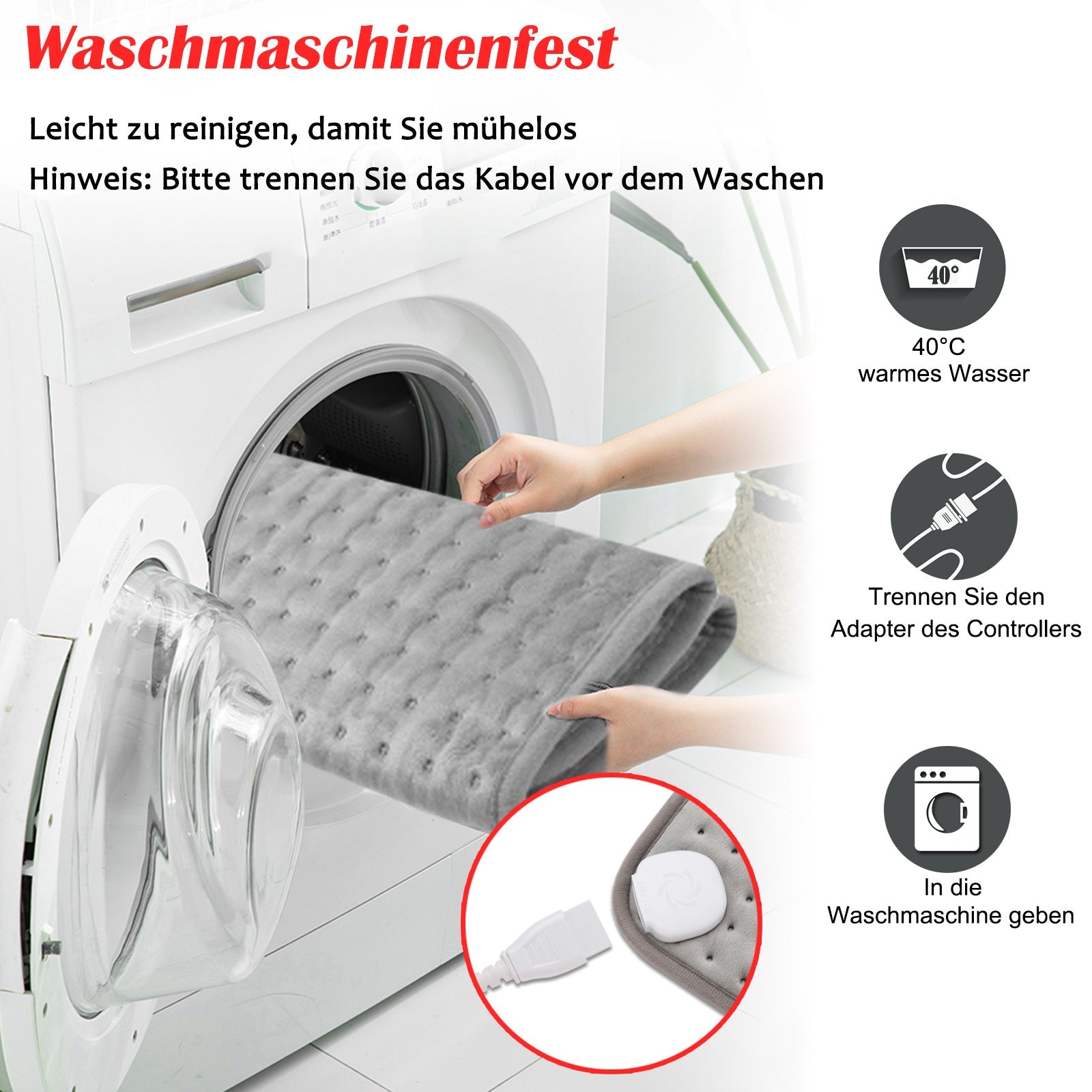 Cosmo Go Heizkissen mit 6 Temperaturstufen