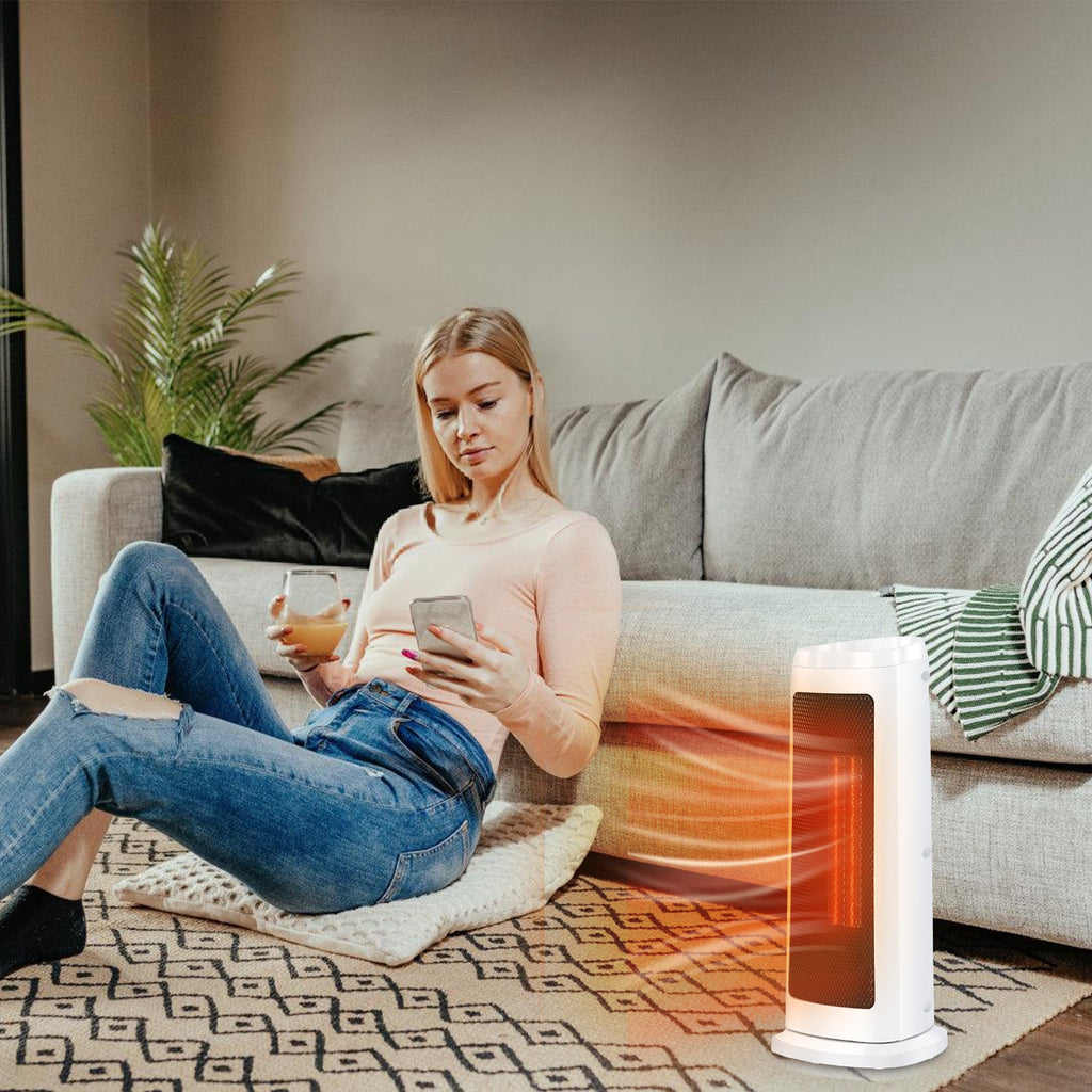 Cosmo Go 2000W Keramik Heizlüfter mit automatischer Oszillation