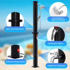 Cosmo Go 20L Solardusche mit Duschkopf Inkl Schutzhaube und Handbrause