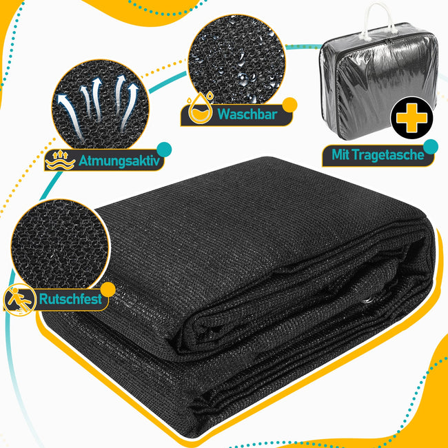 Cosmo Go Campingteppich Vorzeltteppich Schwarz Main Image