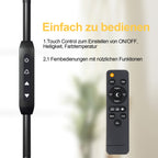 Cosmo Go Dimmbar Stehlampe 9W mit Fernbedienung