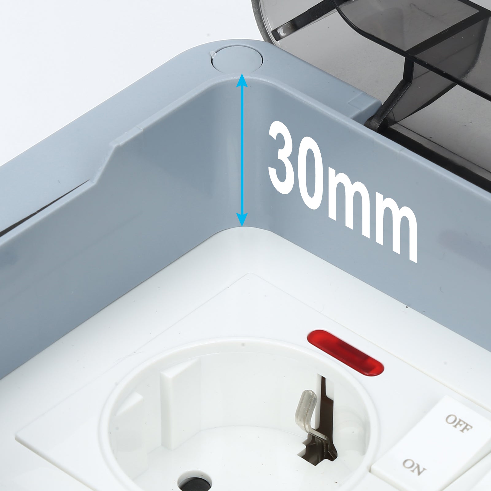 Cosmo Go Außensteckdose Wasserdicht Doppelsteckdose IP66