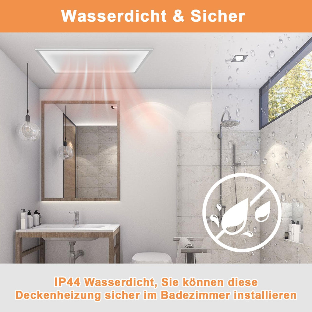 Cosmo Go Infrarotheizung Elektroheizer Decke WIFI 360/770W