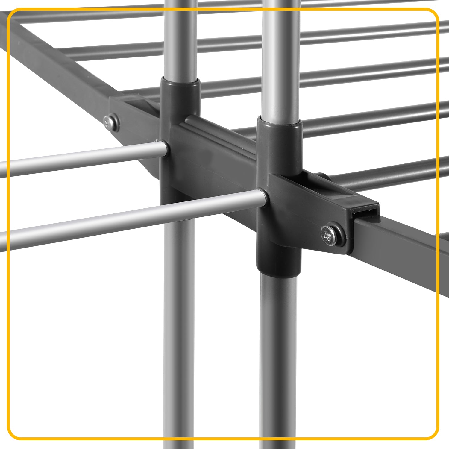Cosmo Go Wäscheständer Turm 4 Etagen mit 2 klappbaren Flügeln