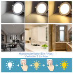 Cosmo Go LED Einbaustrahler 6W/9W/12W/18W  IP44