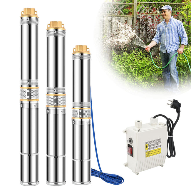 Cosmo Go Tiefbrunnenpumpe für Gartenbewässerung Edelstahl Hover Image