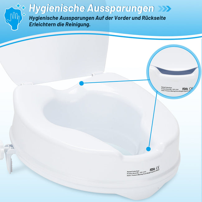 Cosmo Go Toilettensitzerhöhung 10 cm mit Deckel Main Image