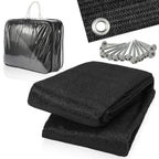 Cosmo Go Campingteppich Vorzeltteppich Schwarz