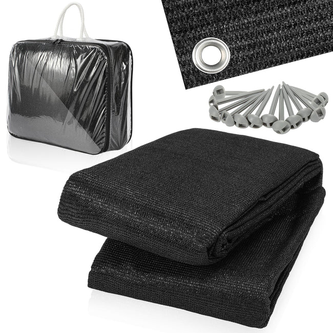 Cosmo Go Campingteppich Vorzeltteppich Schwarz Hover Image