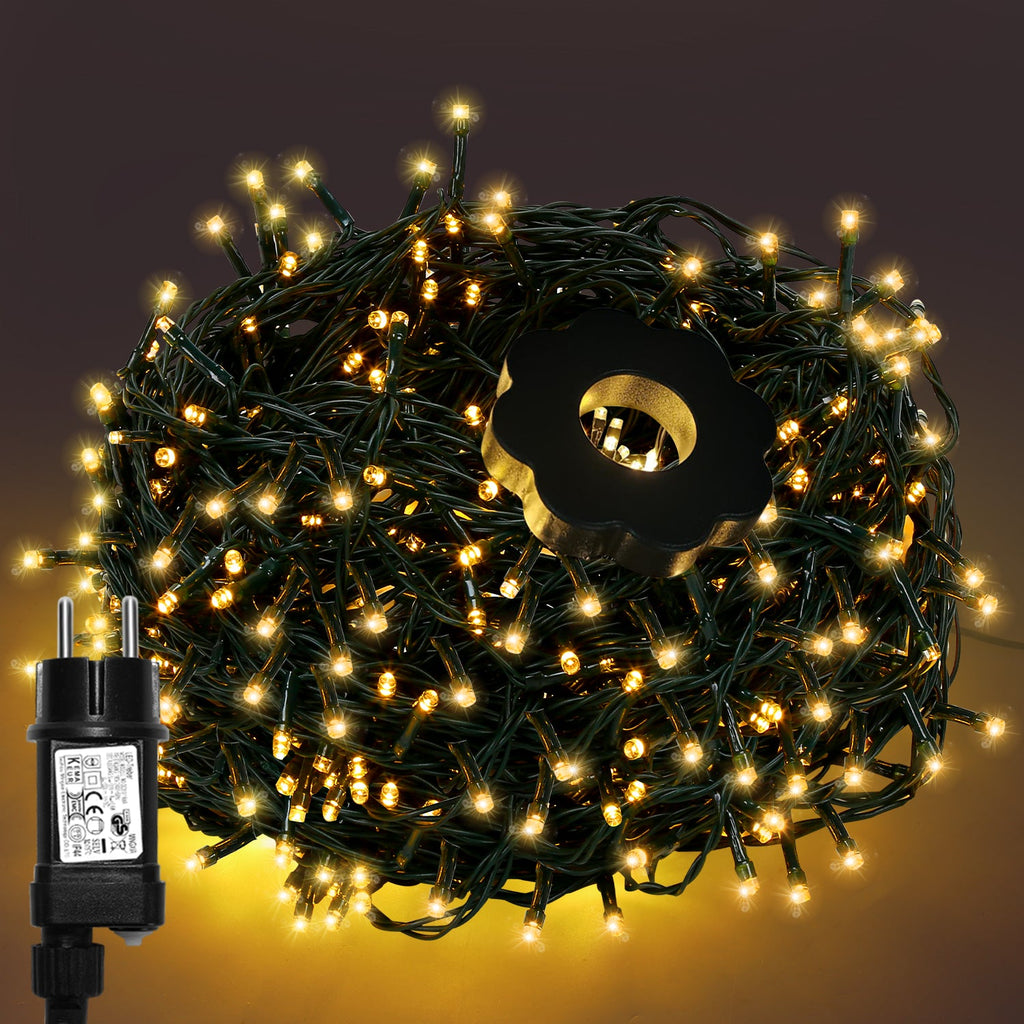 Cosmo Go LED Christbaumbeleuchtung mit Ring 280 LEDs Warmweiß IP44
