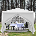 Cosmo Go Pavillon 3x3m Partyzelt Wasserdicht mit Seitenteilen