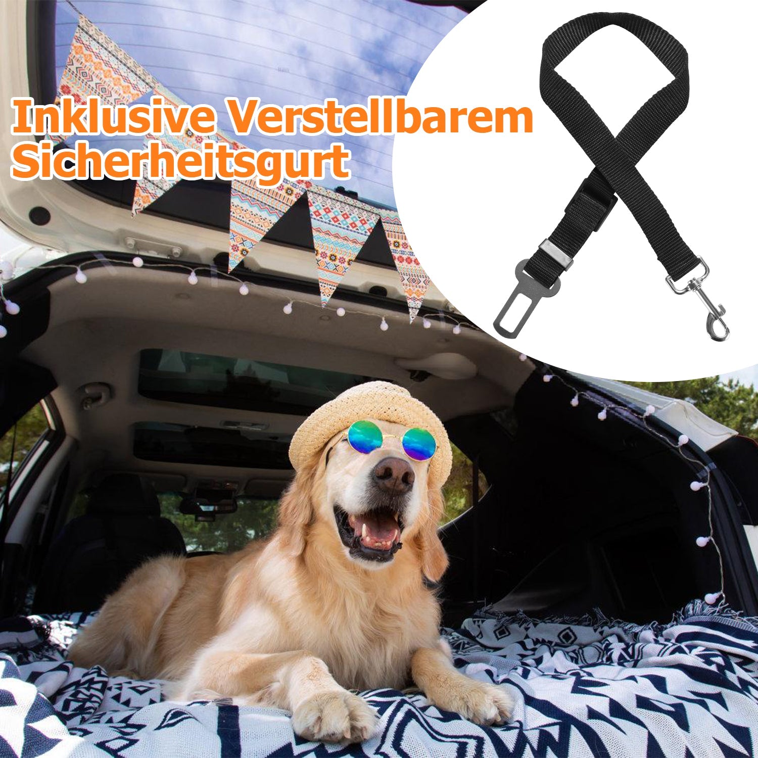 Cosmo Go Hundegitter Auto Trenngitter universell 30cm Höhe