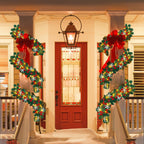 Cosmo Go Weihnachtsgirlande 100 LEDs mit Deko und Fernbedienung 5m