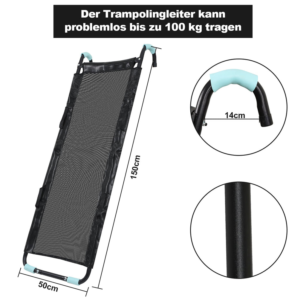 Cosmo Go Trampolin Rutsche 150cm Belastbar 100KG
