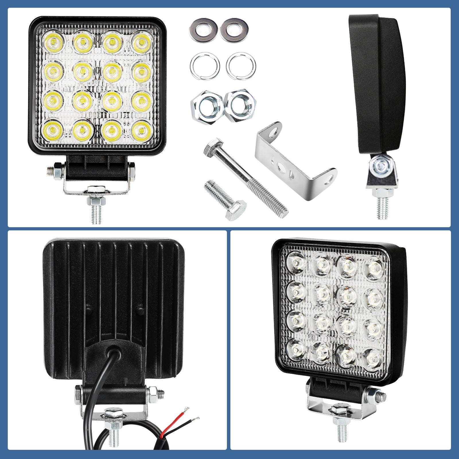 Cosmo Go LED Arbeitsscheinwerfer 48W IP67 6500K