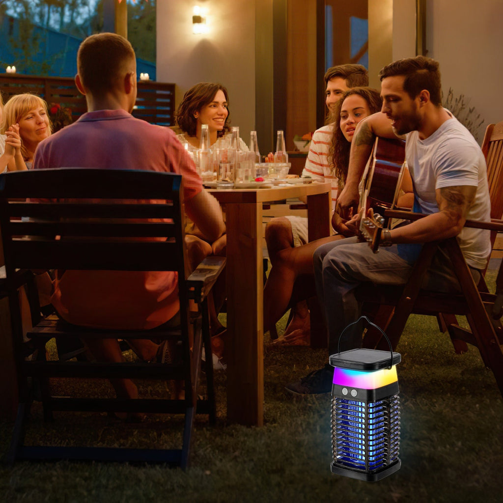 Cosmo Go Solar Mückenabwehr-Lampe UV-Licht Mückenlampe RGB