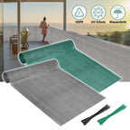 Cosmo Go Sichtschutz HDPE Windschutz Schattennetz Grün/Grau