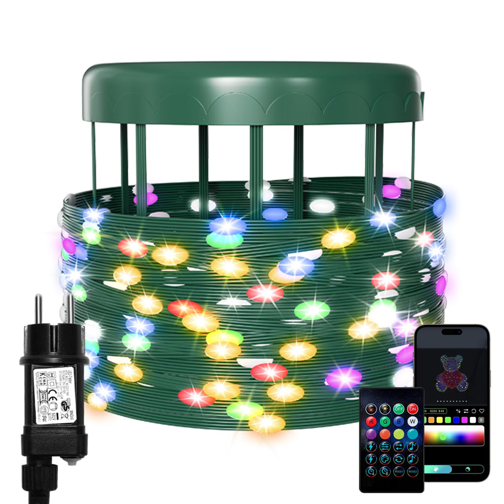 Cosmo Go Christbaumbeleuchtung mit APP-Kontrolle 160 LEDs IP67