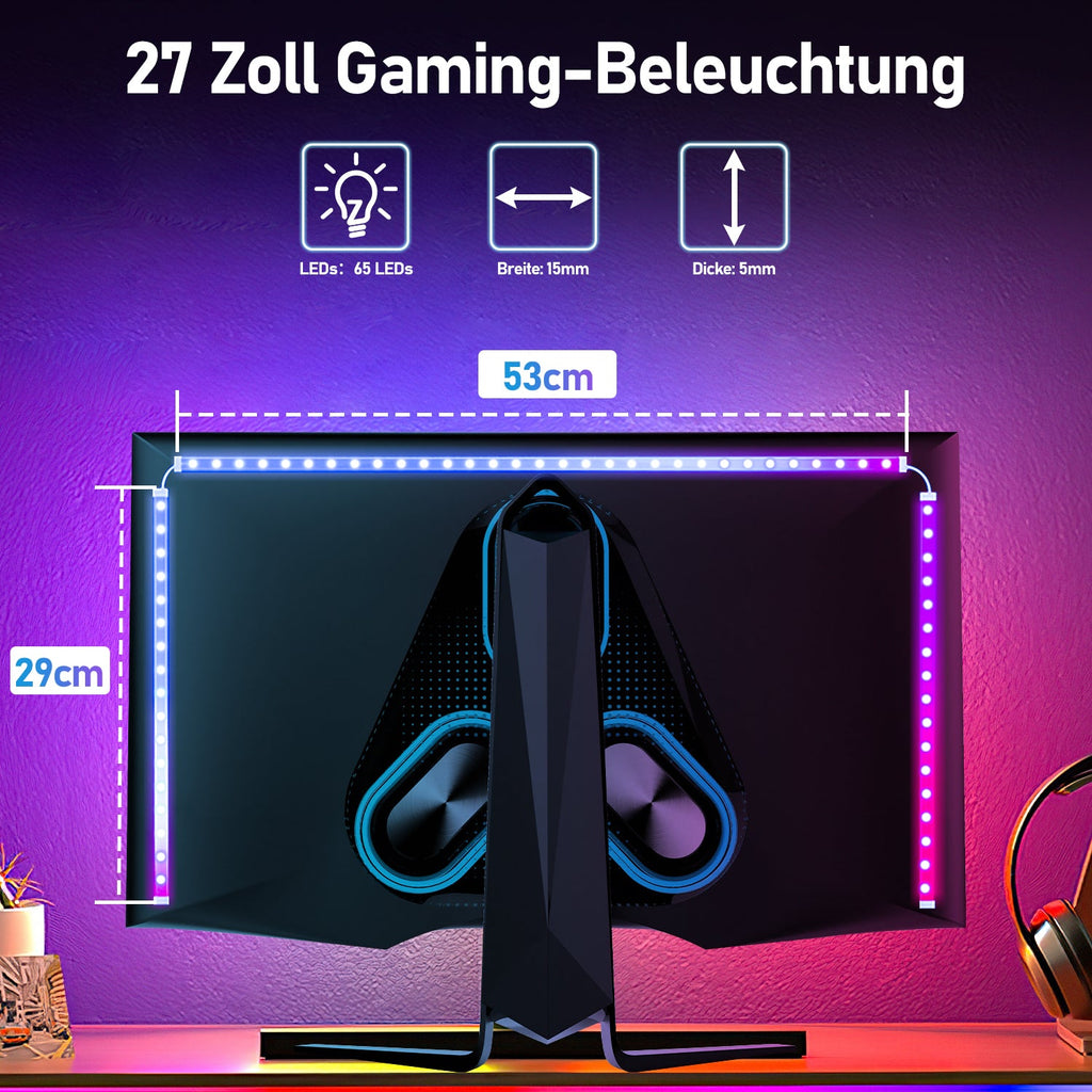 Cosmo Go Neon LED Strip RGBIC LED Streifen für PC-Monitor