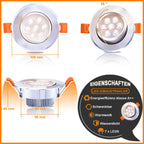 Cosmo Go LED Einbaustrahler 3W/5W/7W Kaltweiß/Warmweiß