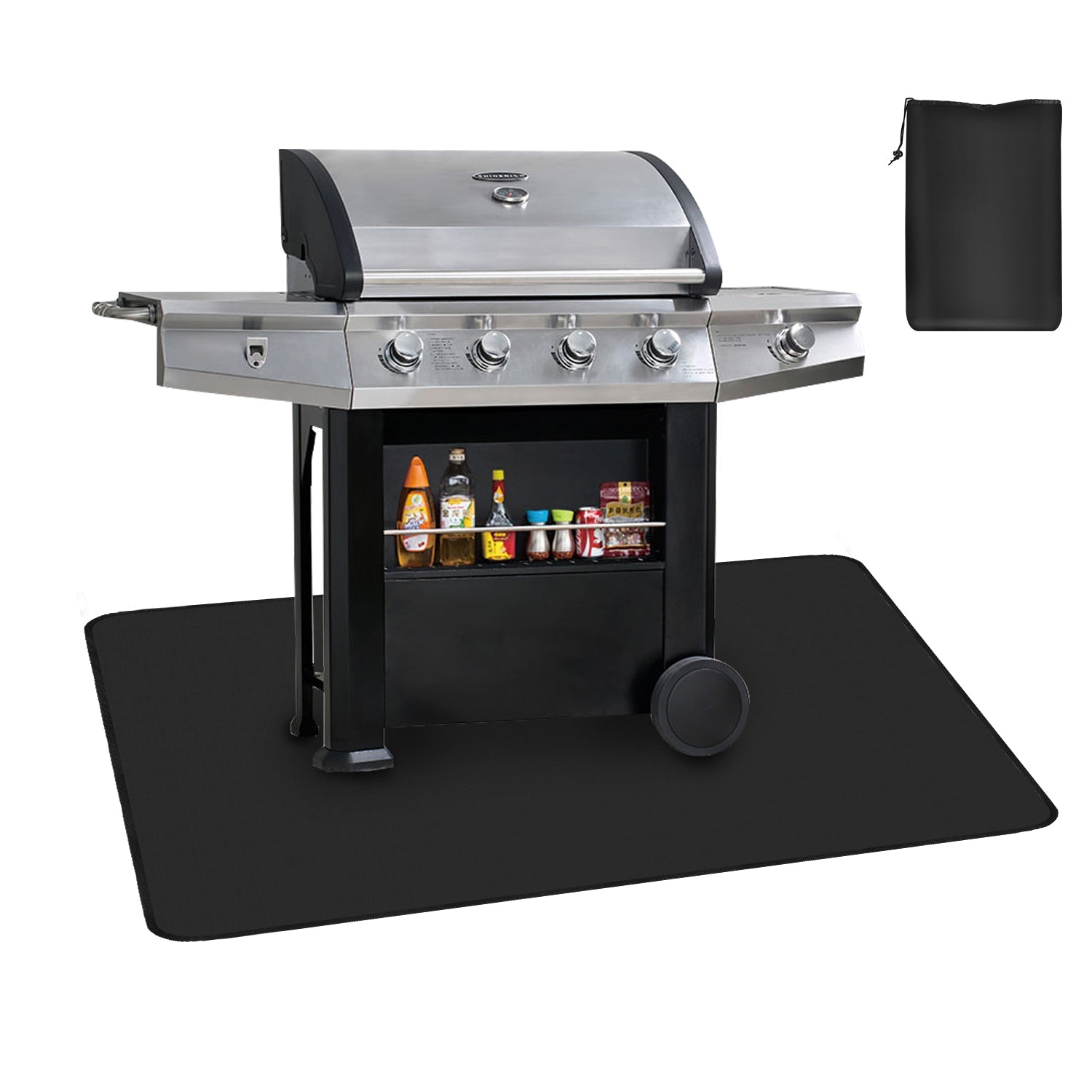 Cosmo Go Grillmatte BBQ Matte Silikonglasfaser