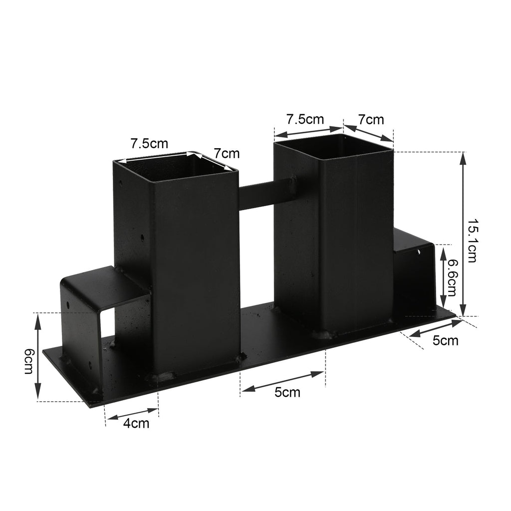 Cosmo Go 4 Stück Holzstapelhilfe Brennholz Stapelhilfe