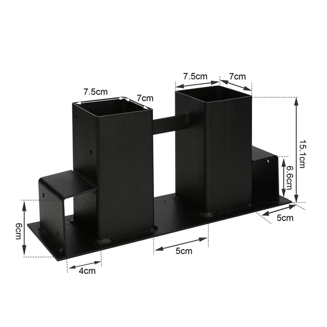 Cosmo Go 4 Stück Holzstapelhilfe Brennholz Stapelhilfe Main Image