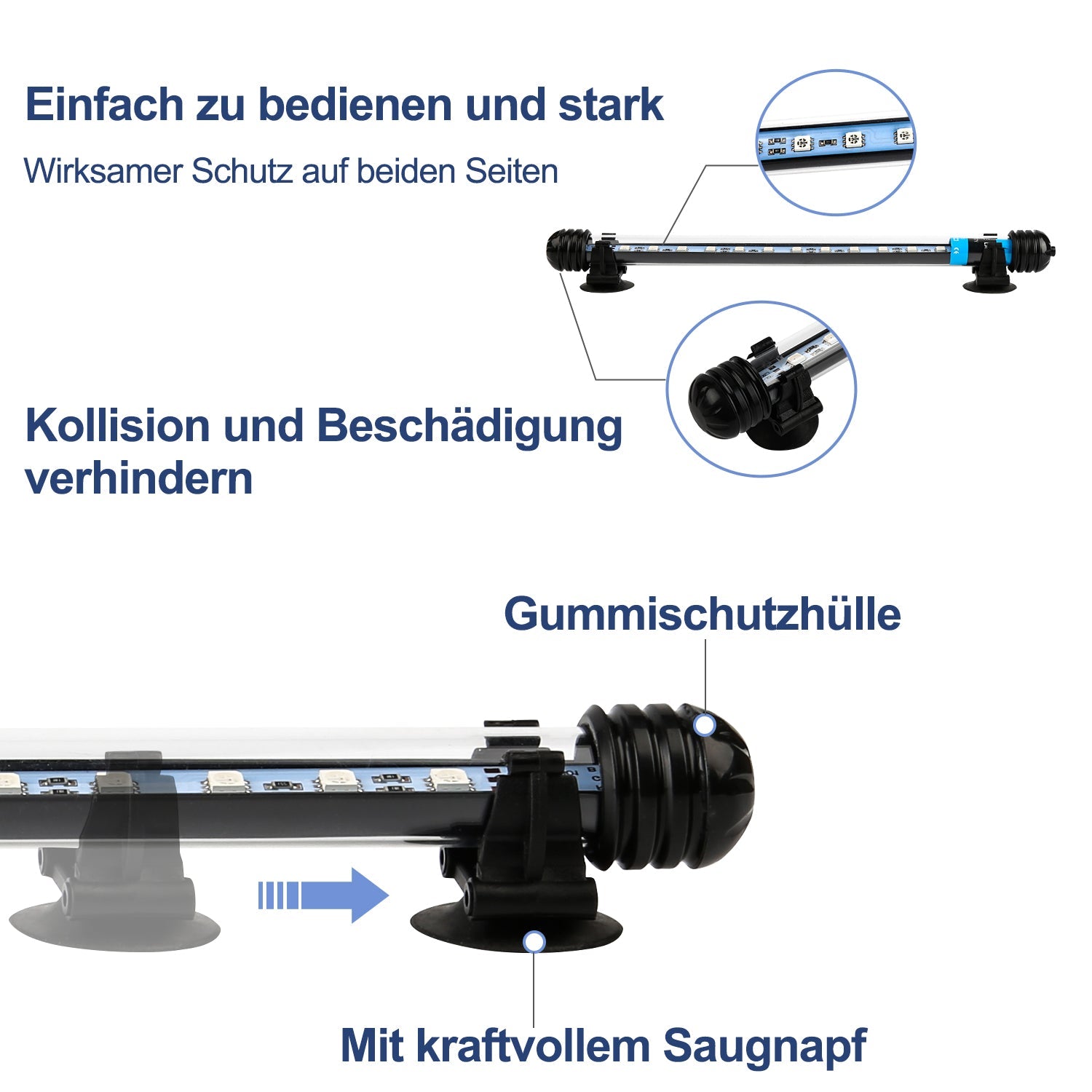 Cosmo Go LED Aquarium Beleuchtung RGB Wasserdicht