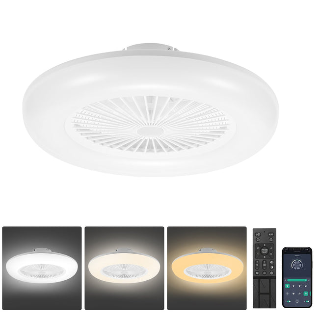 Cosmo Go Deckenventilator mit Beleuchtung 80W Dimmbar Hover Image