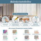 Cosmo Go 3D Wandpaneele 12 Stück 50x50 cm Linear Weiß