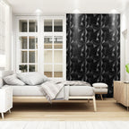 Cosmo Go 3D Wandpaneele 12 Stück 30x30cm Quadrat Diamant Schwarz