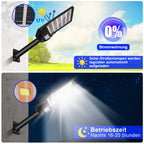 Cosmo Go Solarlampen Straßenlaterne mit Bewegungssensor 300W/400W