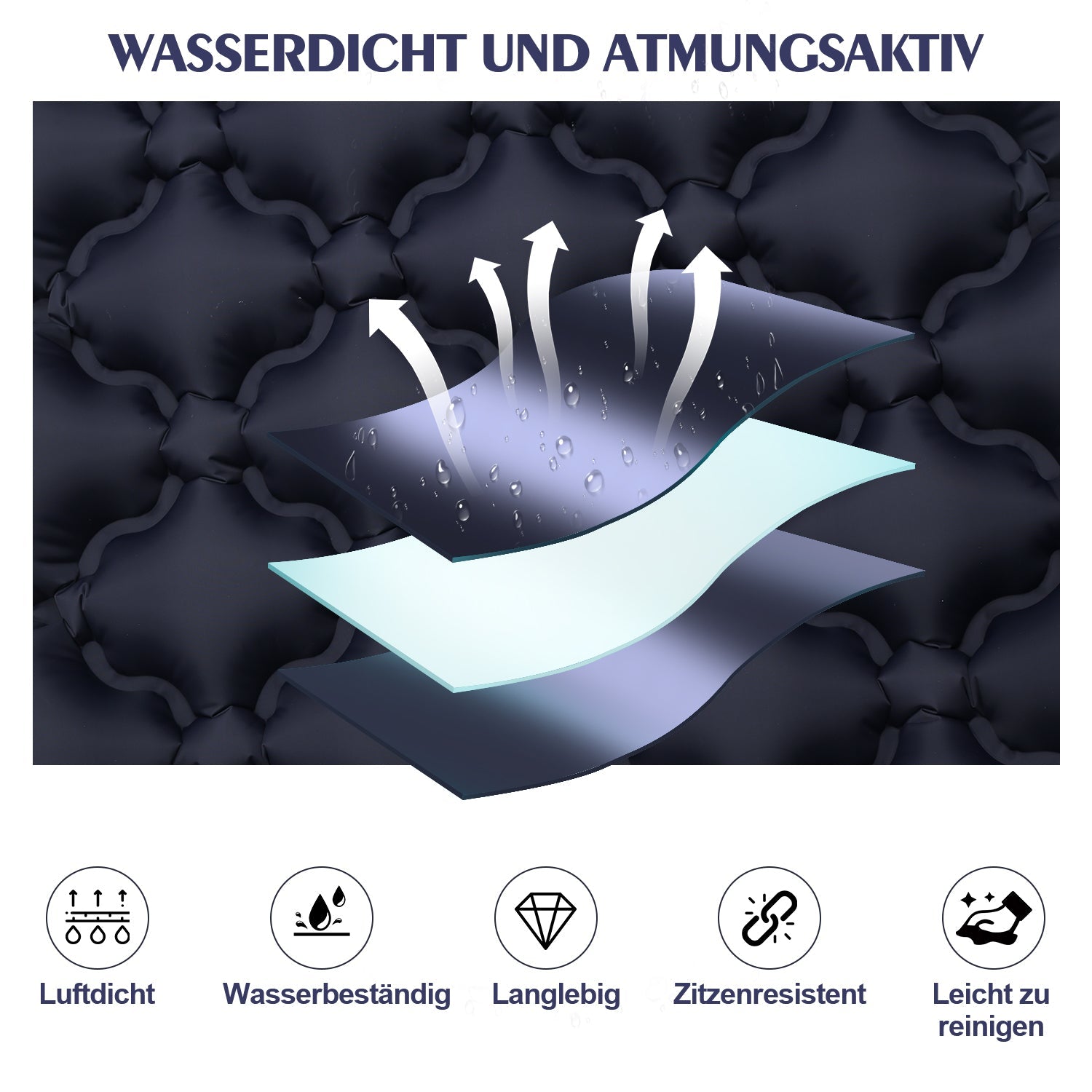 Cosmo Go Schlafmatte Camping selbstaufblasend