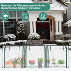 Cosmo Go Gewächshaus Foliengewächshaus PVC Transparent