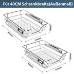 Cosmo Go Küchenschublade Teleskopschublade Metall 2 Stück