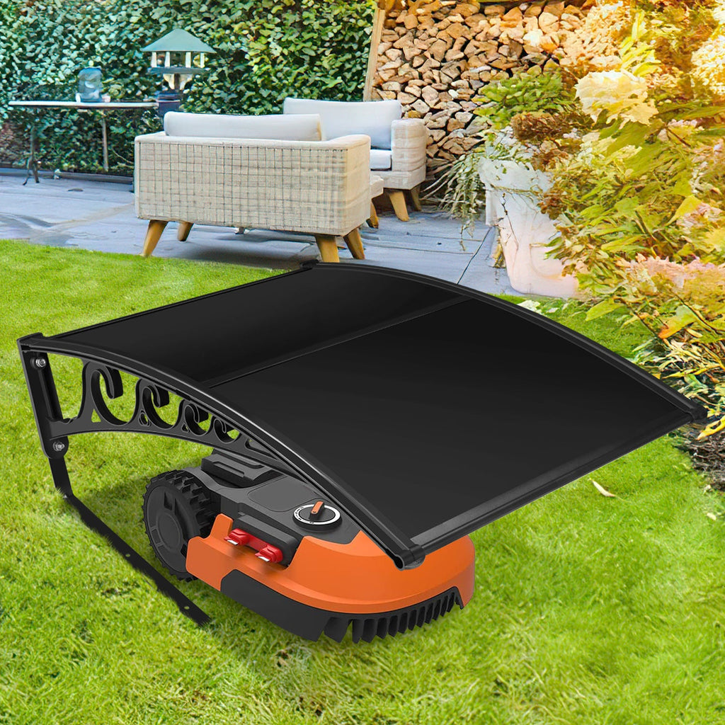 Cosmo Go Mähroboter Garage Dach Carport für Rasenmäher Schwarz