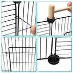 Cosmo Go Freigehege Laufgitter Kleintiere DIY 12/24Stück 35x35cm