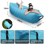 Cosmo Go Aufblasbares Luftsofa Sitzsack Sofa belastbar