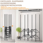 Cosmo Go Klappbarer Kleiderschrank Schlafzimmerschrank