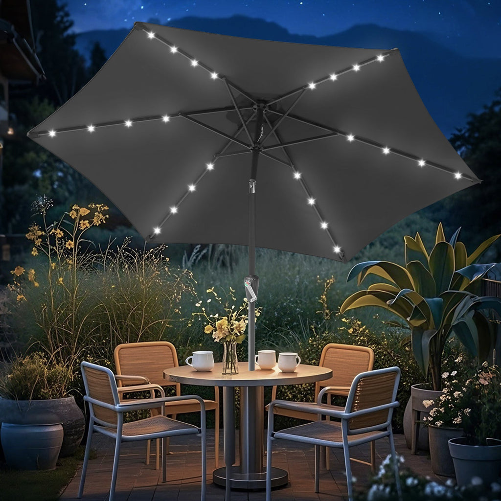 Cosmo Go Sonnenschirm 2.7m Winkelverstellbar mit/ohne LED