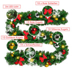 Cosmo Go Weihnachtsgirlande mit 100 LEDs 5m