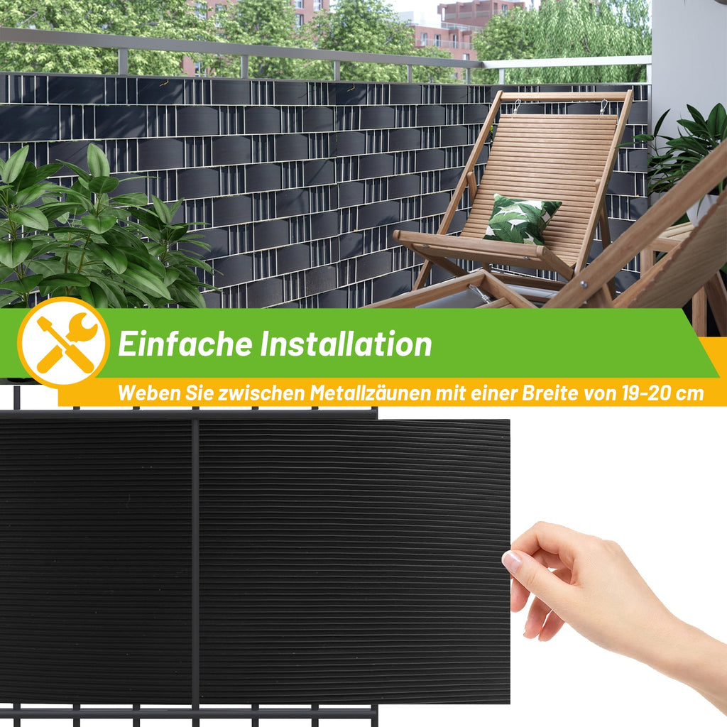 Cosmo Go Sichtschutzstreifen Hartes PVC 10-40 Stück