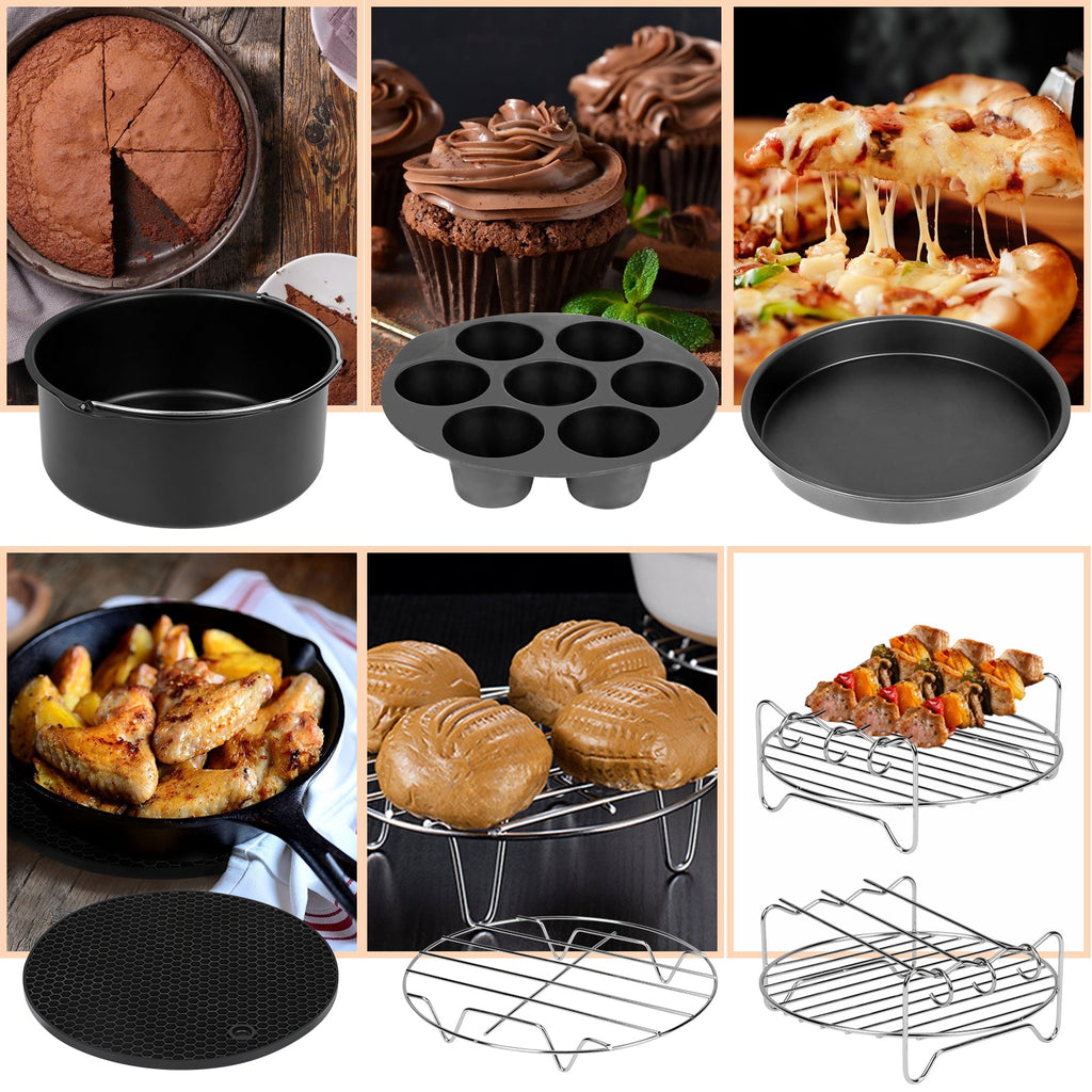 Cosmo Go 12X Zubehör Set für Heißluftfritteuse Airfryer