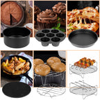 Cosmo Go 12X Zubehör Set für Heißluftfritteuse Airfryer