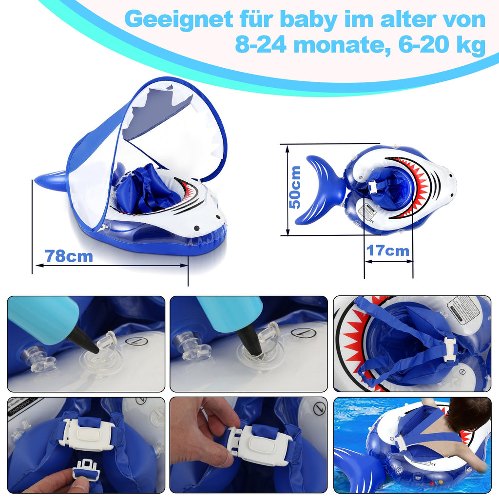 Cosmo Go Baby Schwimmring Schwimmender Aufblasbare