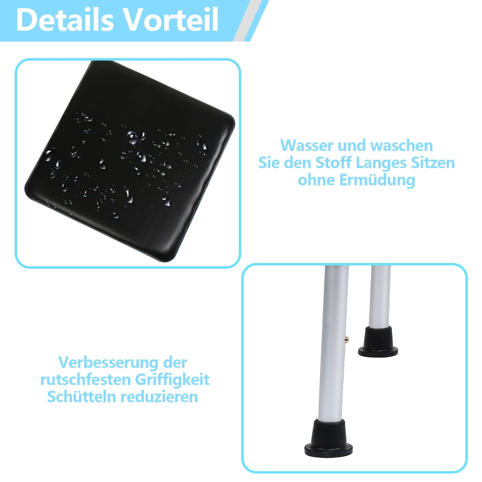 Cosmo Go Toilettenstuhl Höhenverstellbar inkl. WC-Stuhl