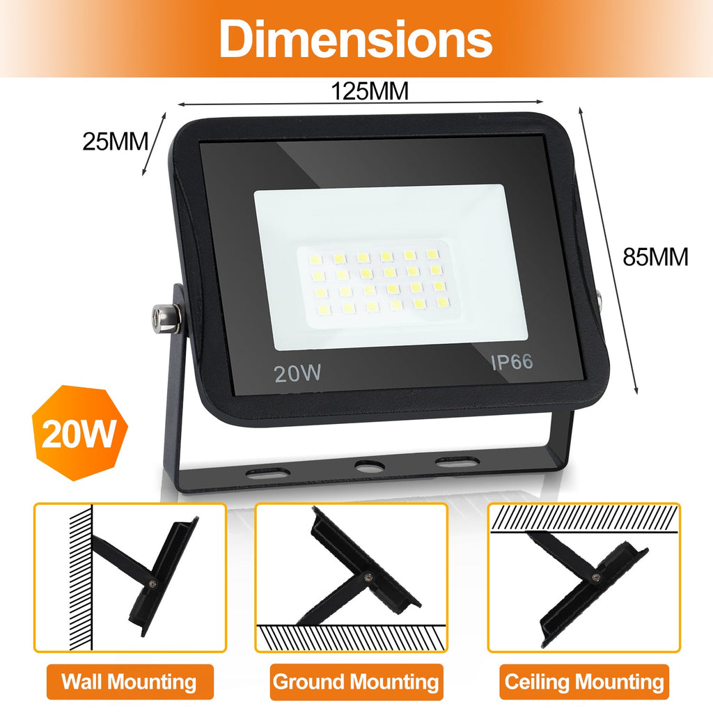 Cosmo Go LED Strahler Flutlicht IP66 10W-100W