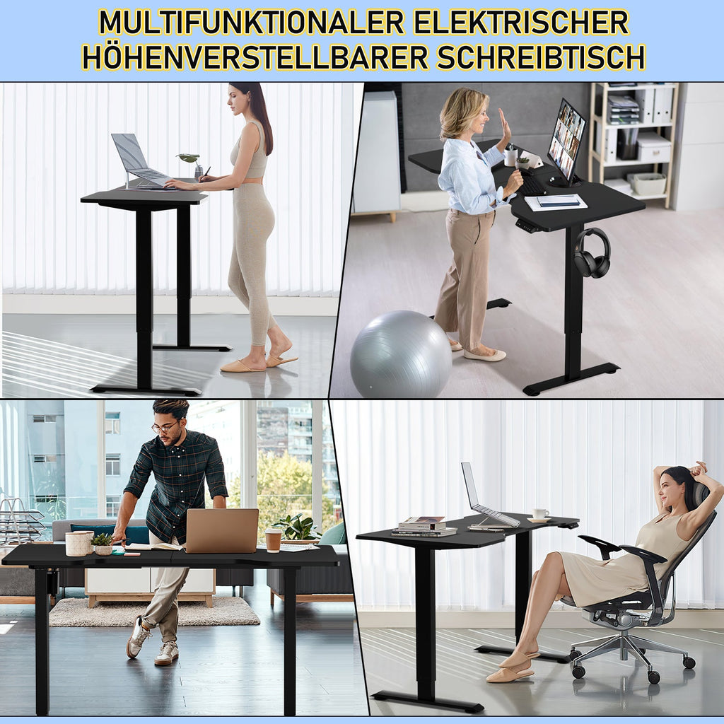 Cosmo Go Schreibtisch Höhenverstellbar Elektrisch Computertisch