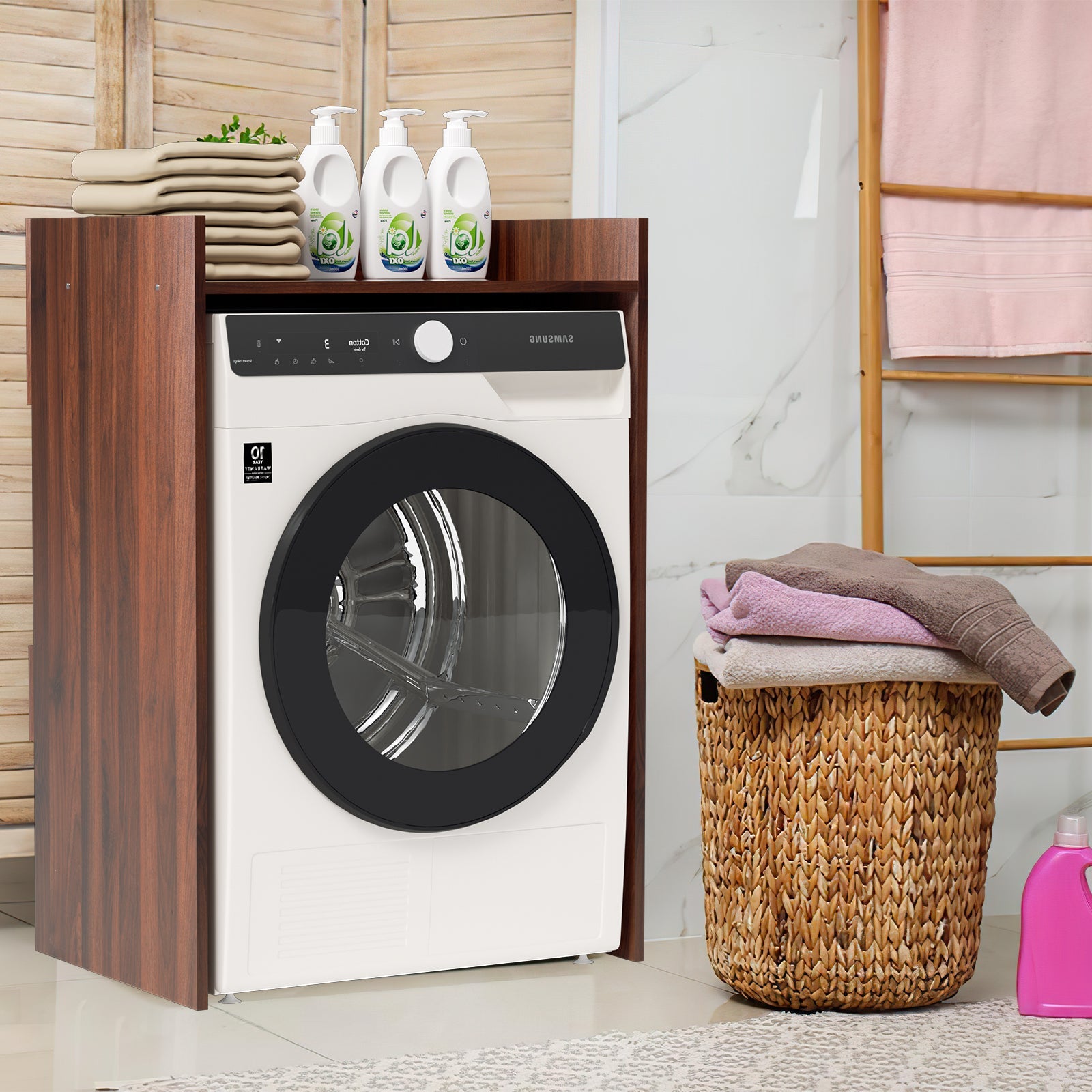 Cosmo Go Waschmaschinenschrank Trockner Schrank Regalablagen